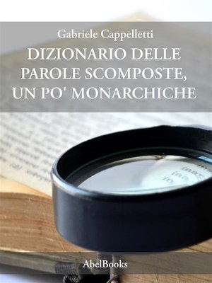 cover image of Dizionario delle parole scomposte